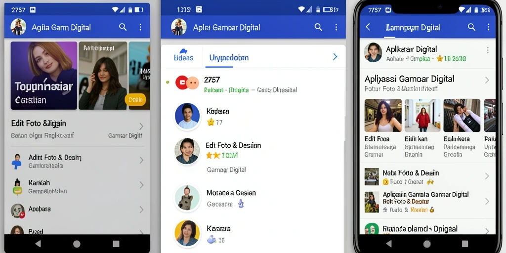 Tampilan antarmuka aplikasi Gambar Digital 2757 yang menarik dan fungsional.