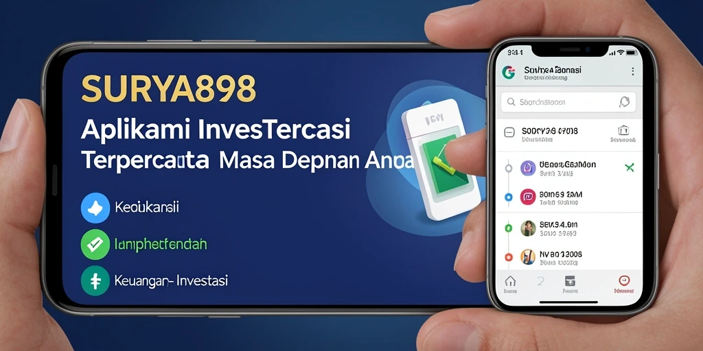 Antarmuka aplikasi SURYA898 yang interaktif dan informatif.